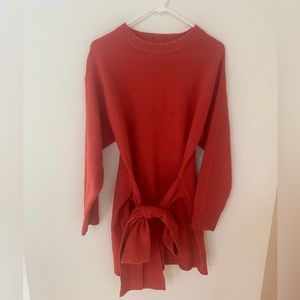 VICI women’s sweater dress with super cute tie